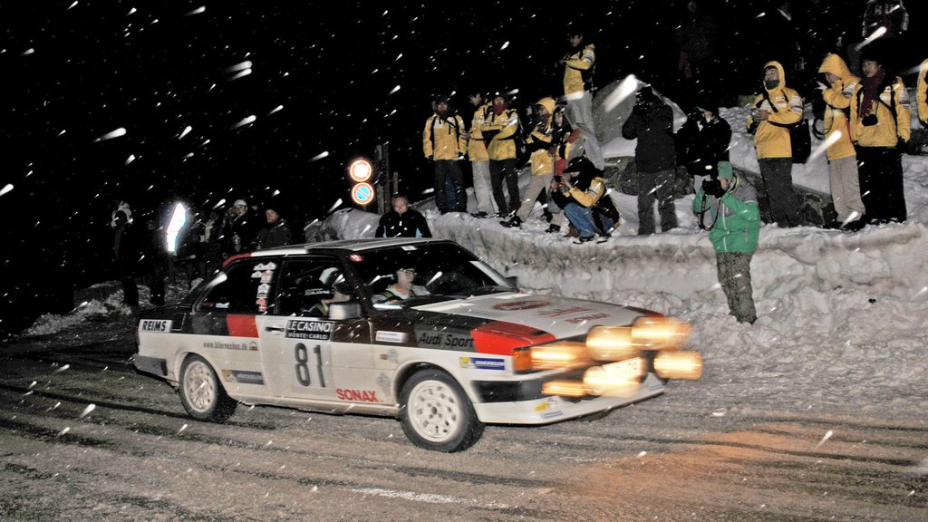 Toni Hansen og Per Brodersen runder Col de Turini på vej mod deres 4. plads i årets Rally Monte Carlo Historique
(Foto: Viggo Johansen, rallypics.dk)